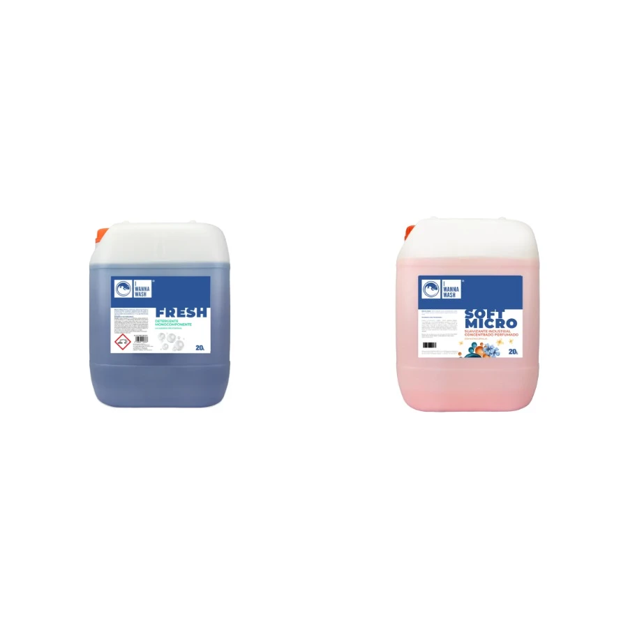 Prueba profesional: bidones de 20 L de Fresh y Soft Micro